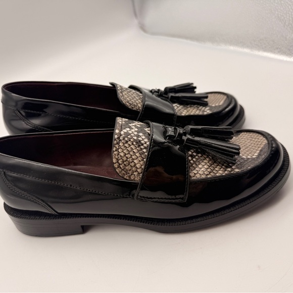 Franco Sarto Lucia Loafer (Women) 8M, BLACK PATENT MULTI Snake Print Lk New main image 6